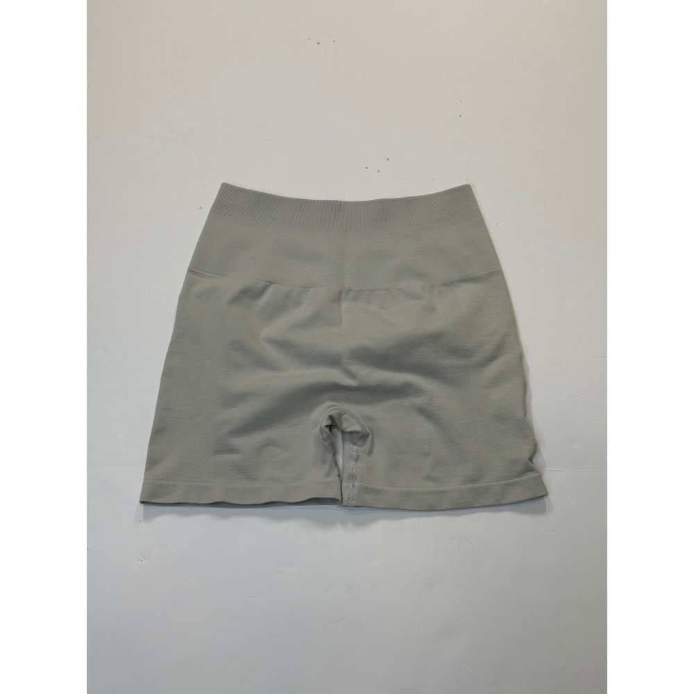 Alphalete Amplify Grey Athletic Shorts Scrunch Butt Seamless Gym Biker Size S